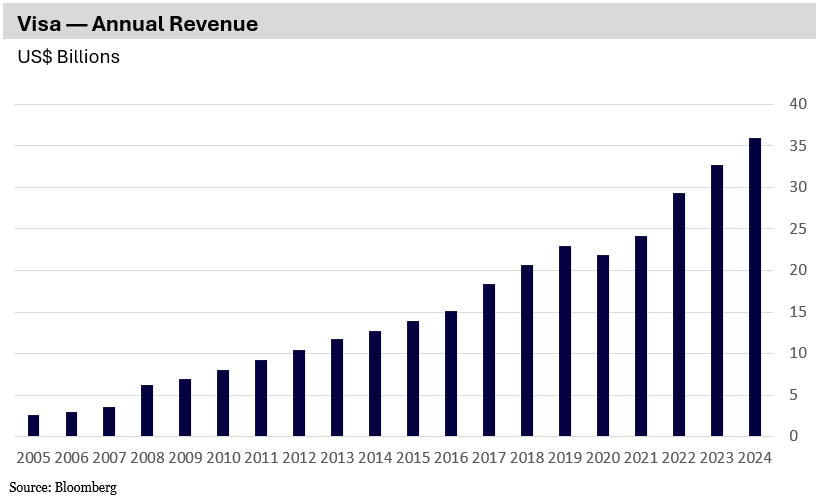 Visa - Investing lessons